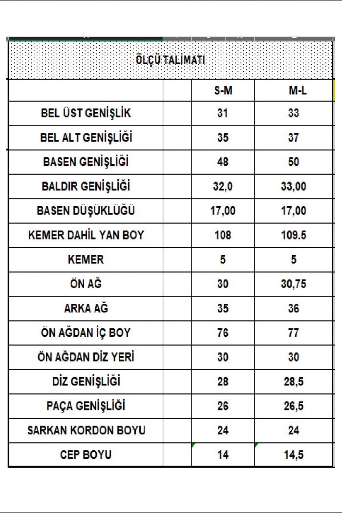 cepli salaş geniş döküm 2 iplik pantolon grimelanj