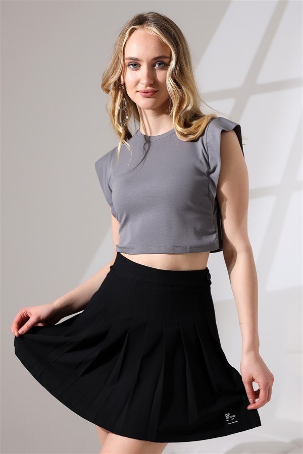 dik omuzlu ribana crop 