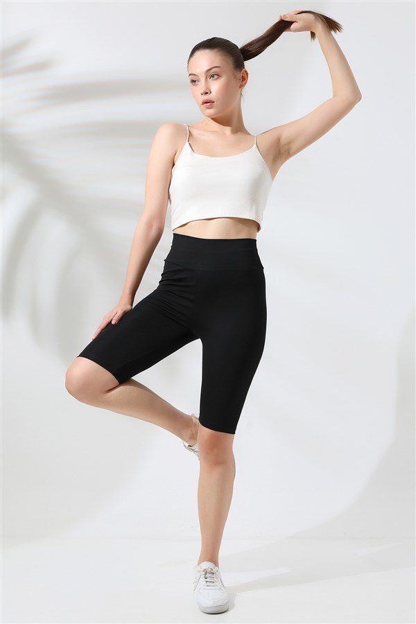 yüksek bel spor tayt