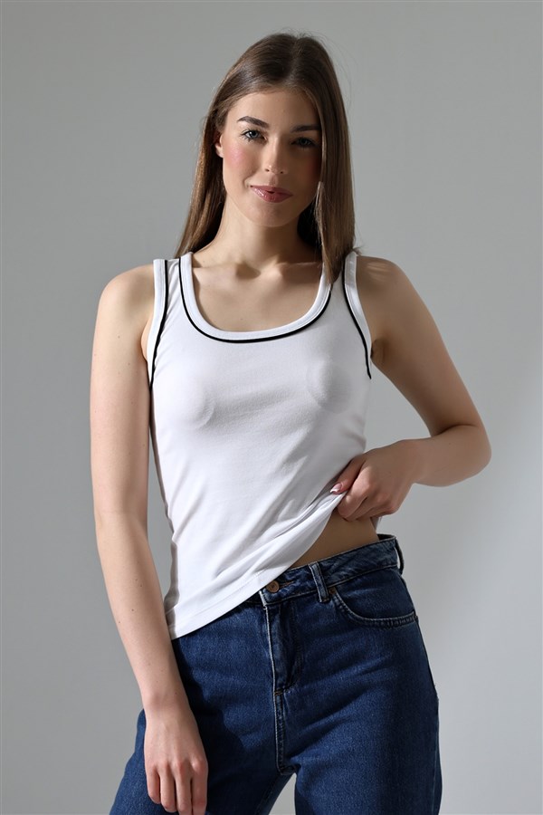 sırtı kapalı ince atlet